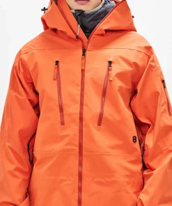 8848 Altitude Men's Gansu 4.0 Shell Jacket Orange Rust