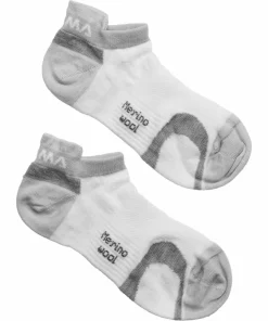 Aclima Ankle Socks 2-Pack White/Grey