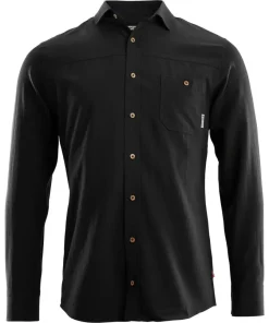 Aclima LeisureWool Woven Wool Shirt Man Jet Black