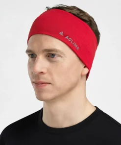 Aclima LightWool Headband Barbados Cherry