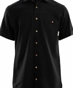 Aclima Men's LeisureWool Short Sleeve Shirt Navy Blazer