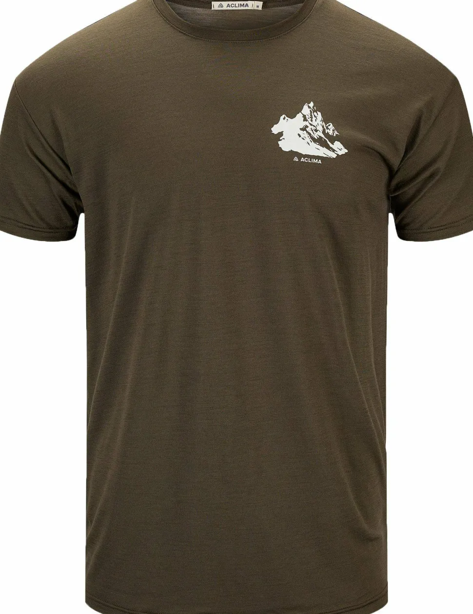 Aclima Men's Lightwool 140 Classic Tee Mountain Tarmac