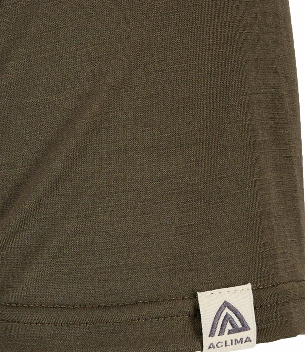 Aclima Men's Lightwool 140 Classic Tee Mountain Tarmac