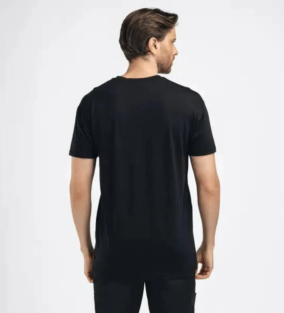Aclima Men's Lightwool 140 Classic Tee Antler Jet Black