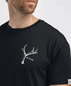 Aclima Men's Lightwool 140 Classic Tee Antler Jet Black