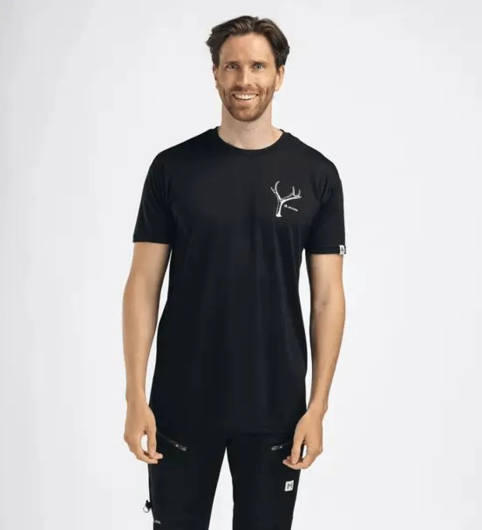 Aclima Men's Lightwool 140 Classic Tee Antler Jet Black