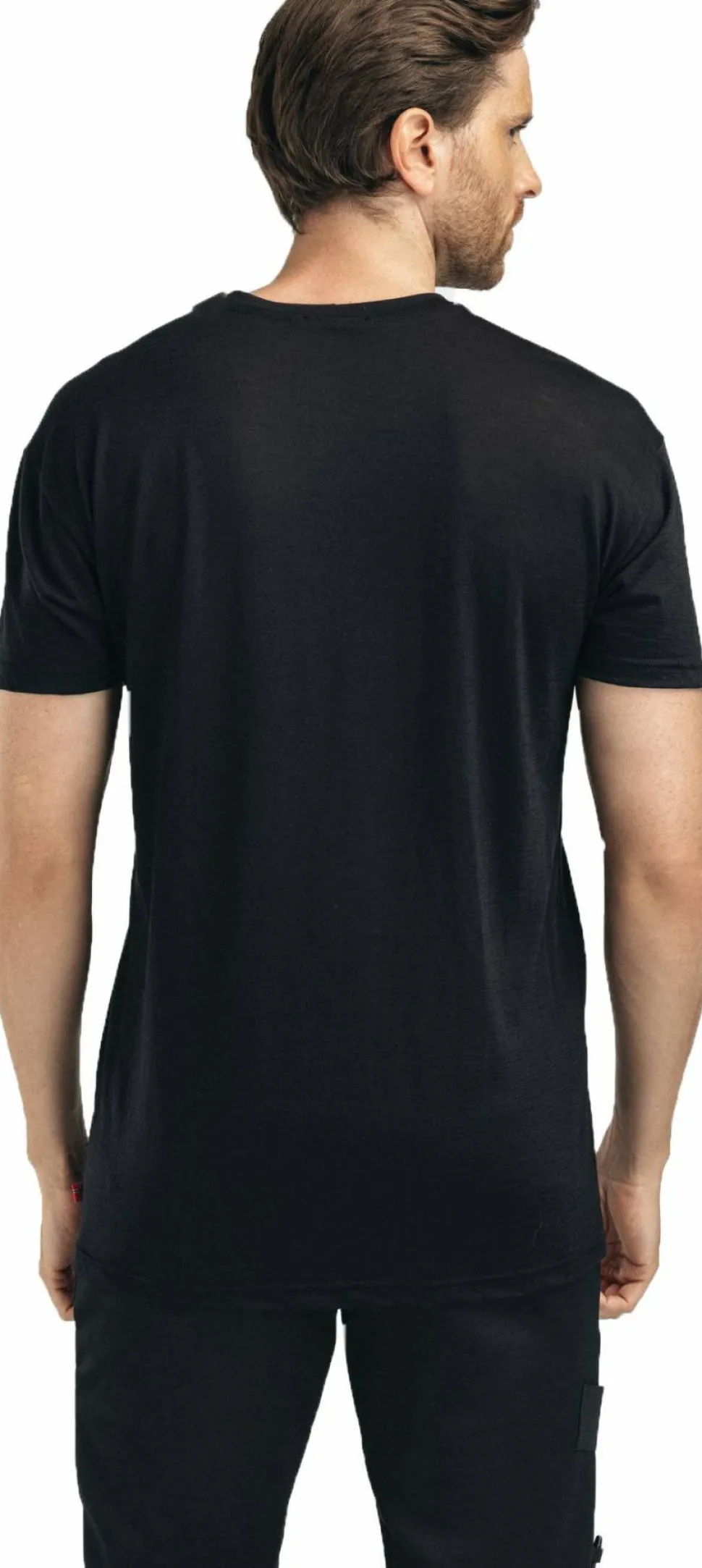 Aclima Men's Lightwool 140 Classic Tee Mountain Jet Black