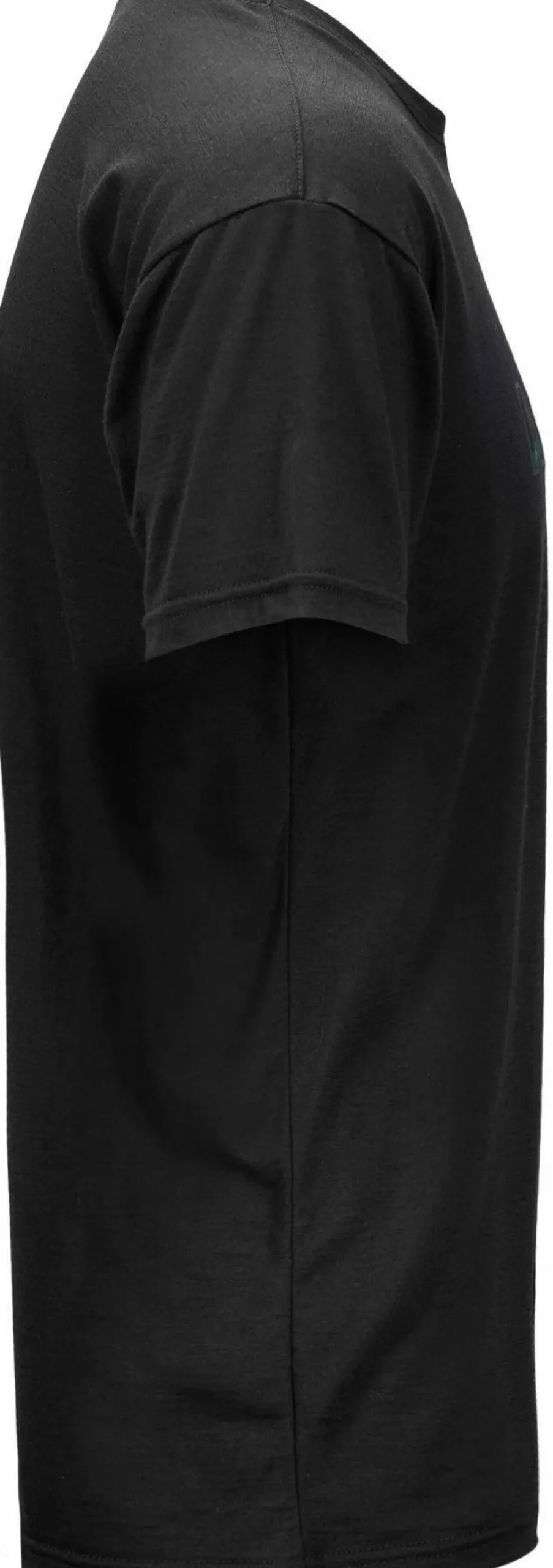 Aclima Men's LightWool 140 Classic Tee Logo Jet Black