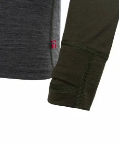 Aclima Men's LightWool 180 Polo with Zip Tarmac/Marengo