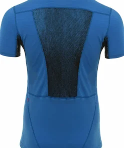 Aclima Men's LightWool 140 Sports T-shirt Daphne/Jet Black