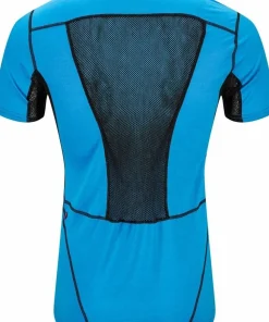 Aclima Men's LightWool 140 Sports T-shirt Bluejay/Jet Black