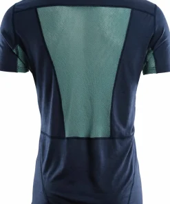 Aclima Men's LightWool 140 Sports T-shirt Navy Blazer/North Atlantic
