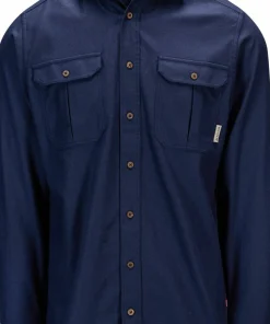 Aclima Men's ReBorn Woolshirt Navy Melange