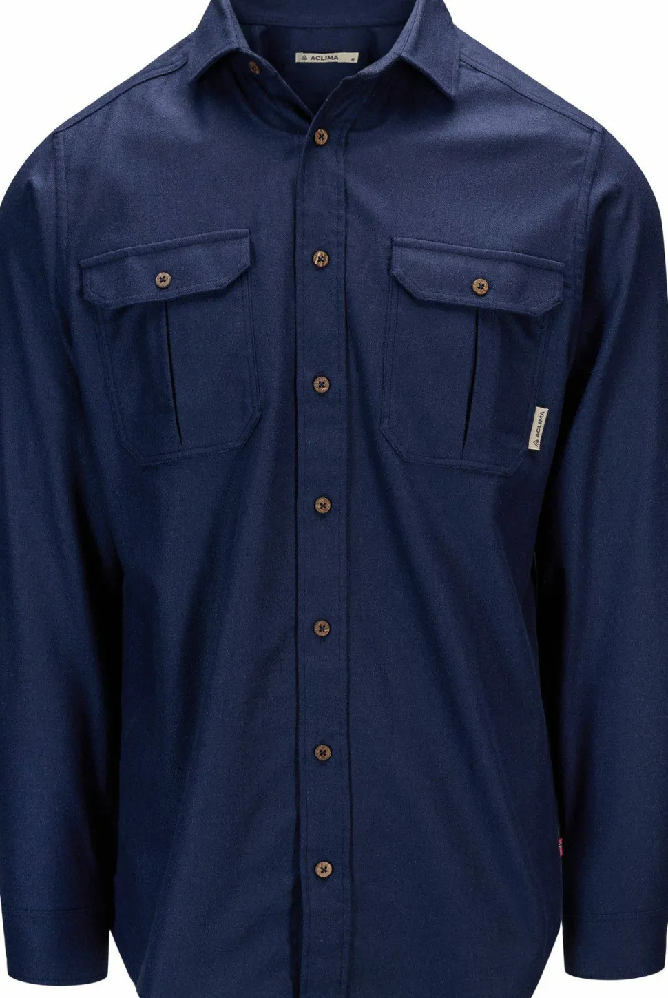Aclima Men's ReBorn Woolshirt Navy Melange