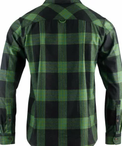 Aclima Men's ReBorn Woolshirt Check Dark Grey/Green