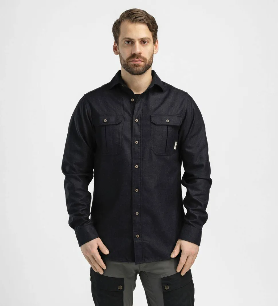 Aclima Men's ReBorn Woolshirt Dark Grey Melange