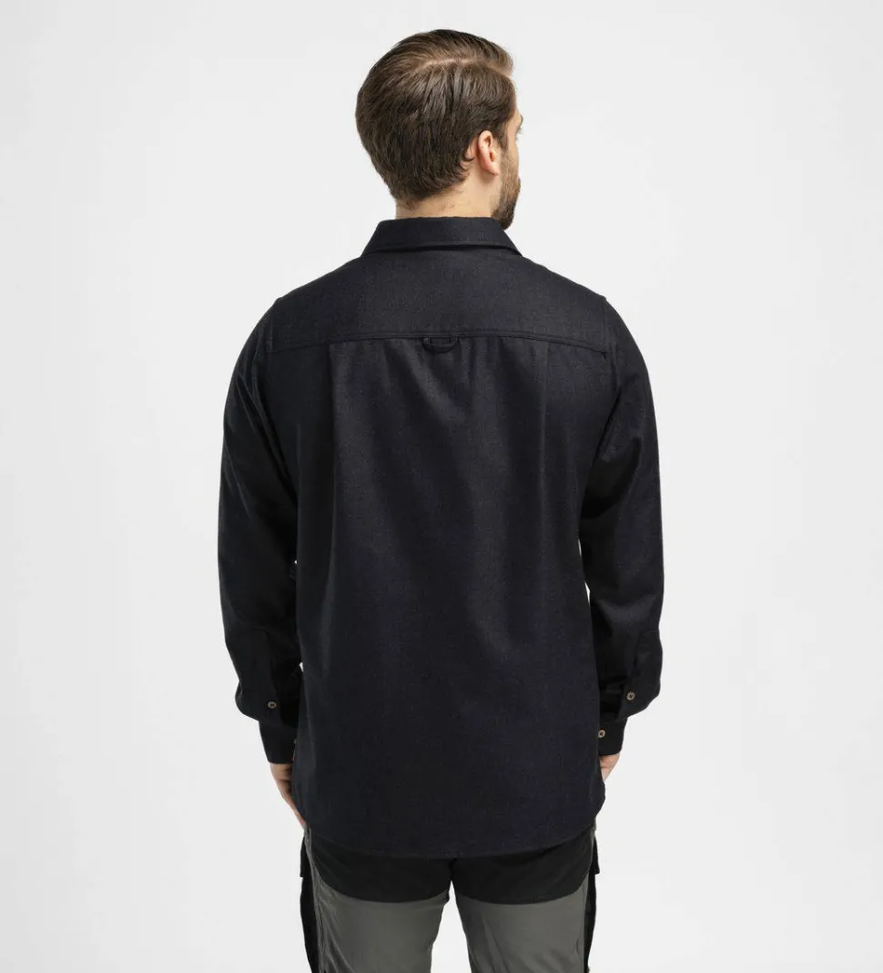 Aclima Men's ReBorn Woolshirt Dark Grey Melange