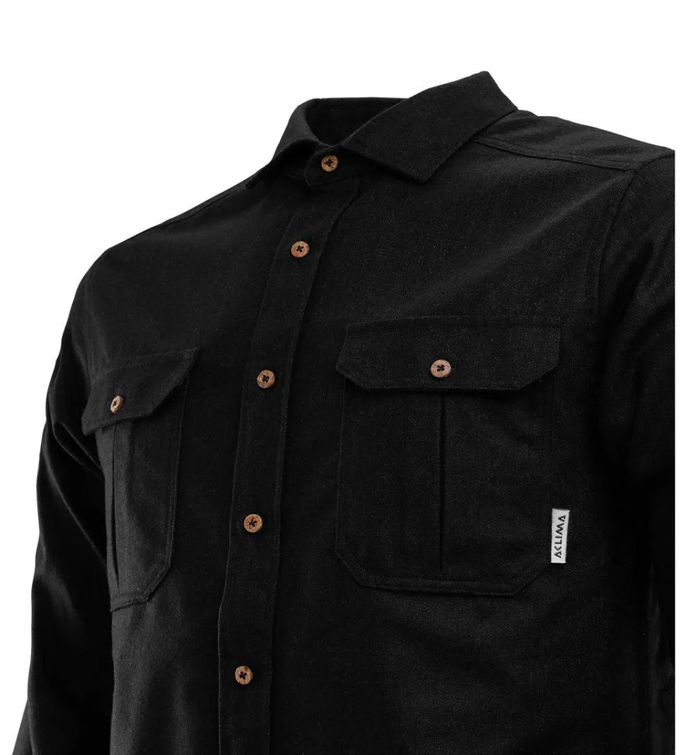 Aclima Men's ReBorn Woolshirt Dark Grey Melange