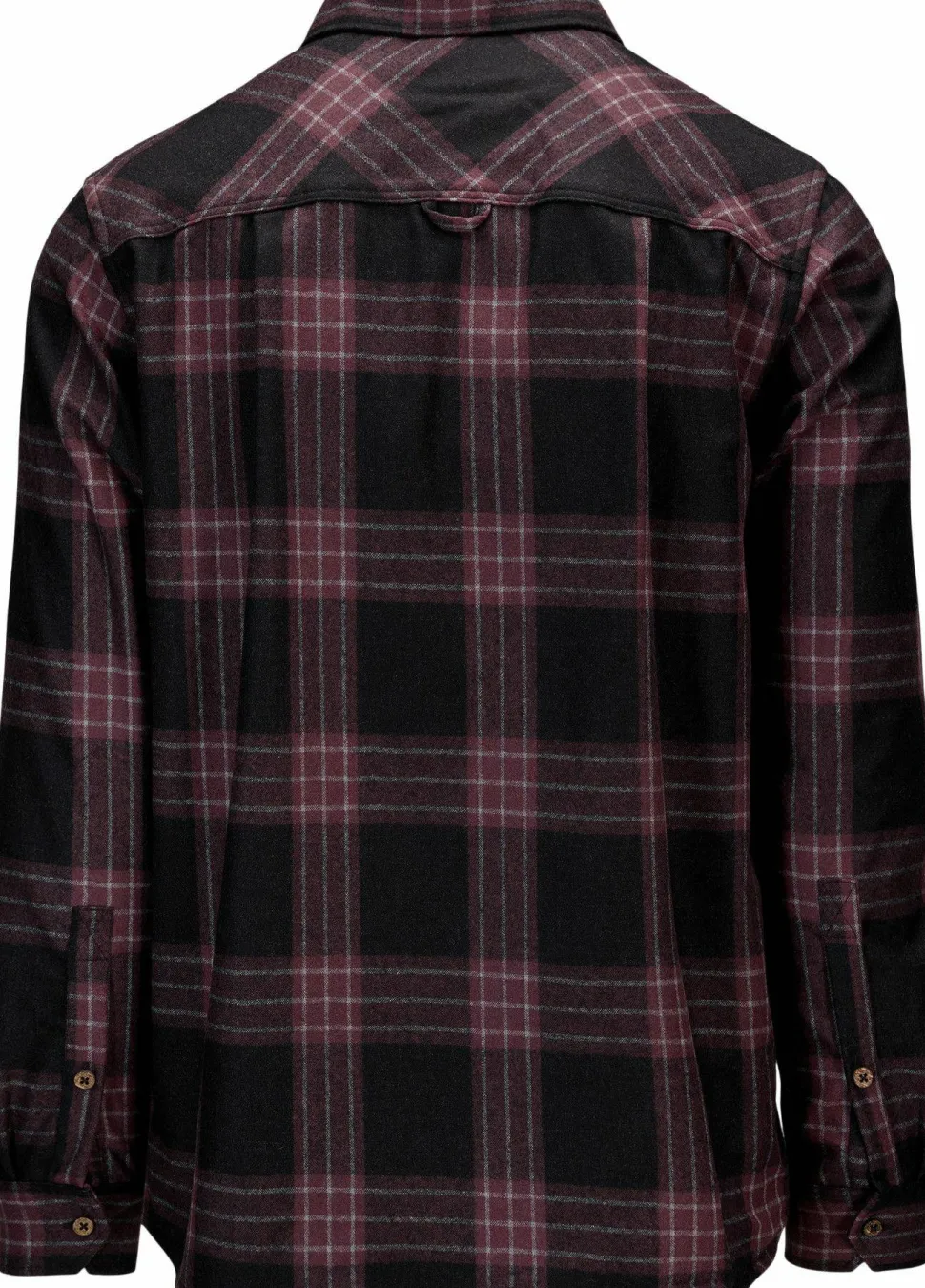 Aclima Men's ReBorn Woolshirt Check/Dark Grey/Fudge