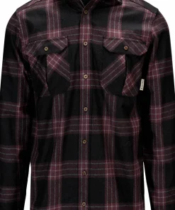 Aclima Men's ReBorn Woolshirt Check/Dark Grey/Fudge