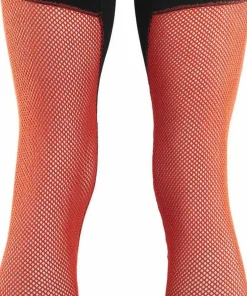 Aclima Men's WoolNet Hybrid Longs Jet Black/Poinciana/Olive Nigh