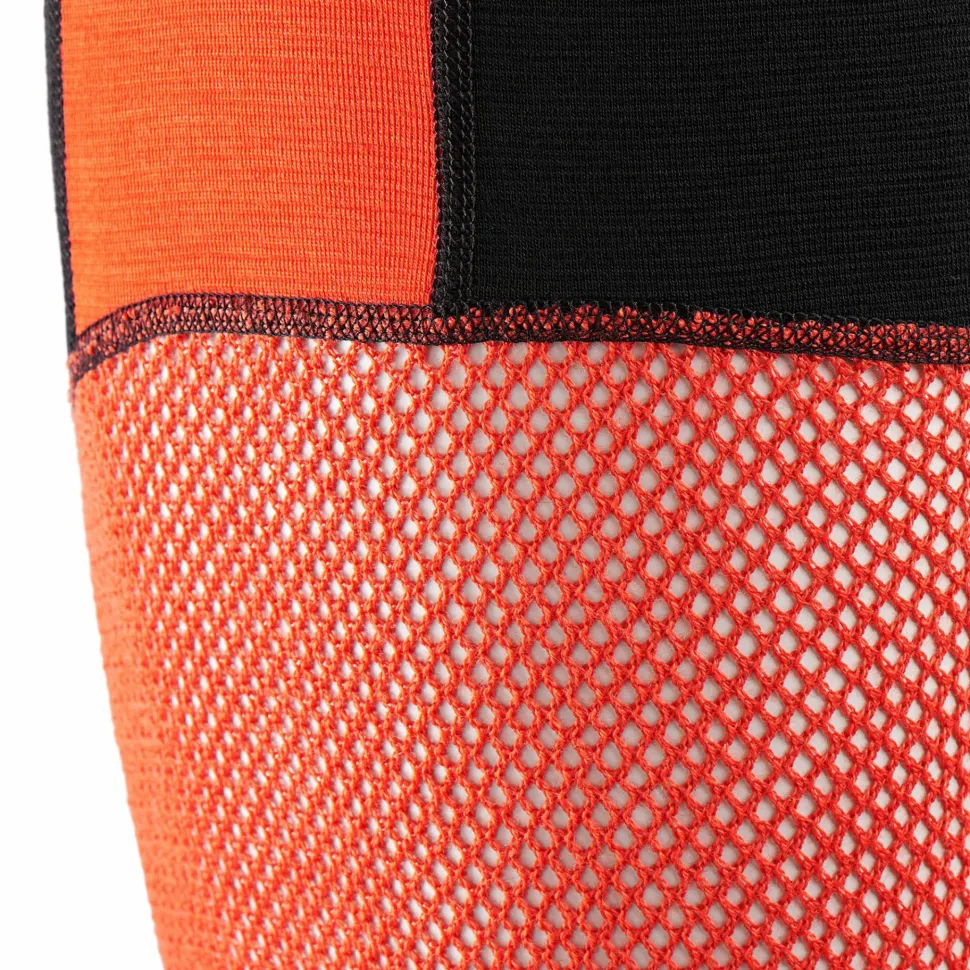 Aclima Men's WoolNet Hybrid Longs Jet Black/Poinciana/Olive Nigh