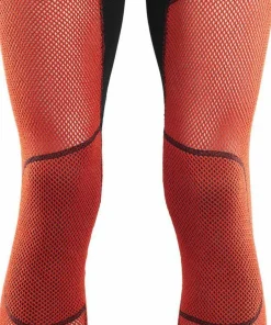 Aclima Men's WoolNet Hybrid Longs Jet Black/Poinciana/Olive Nigh