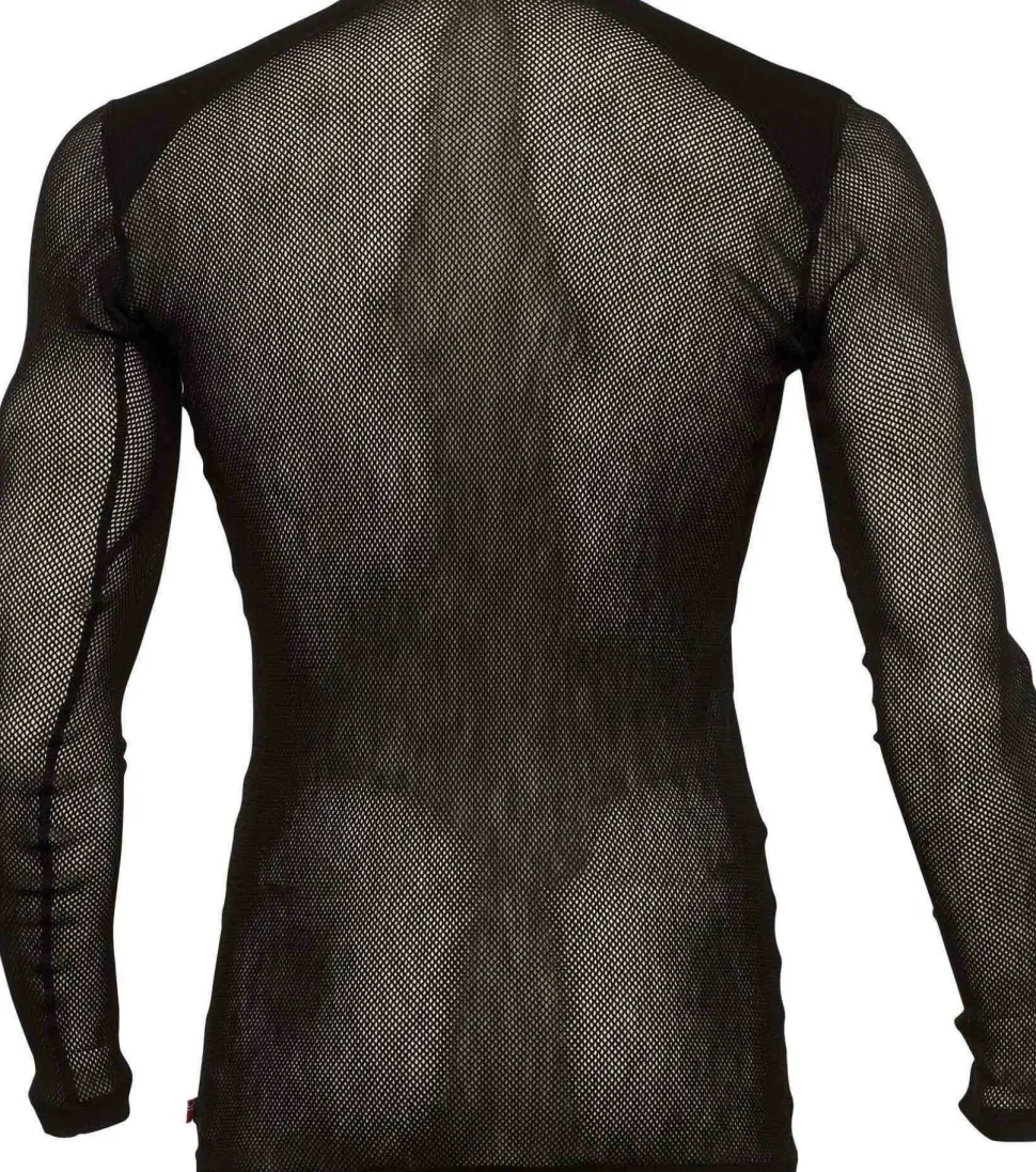 Aclima Men's WoolNet Light Crewneck Jet Black