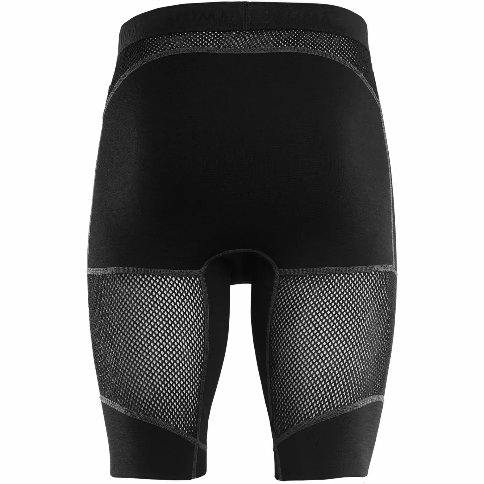 Aclima Men's WoolNet Long Shorts Jet Black