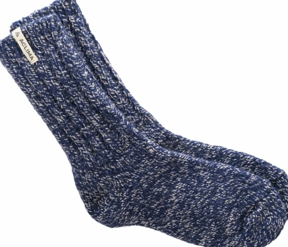 Aclima Norwegian Wool Socks Grey/Navy