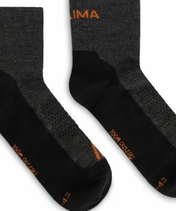 Aclima Running Socks 2-Pack Grey/jet Black