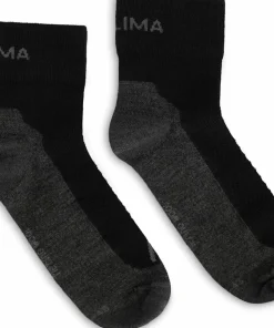 Aclima Running Socks 2-Pack Jet Black/grey