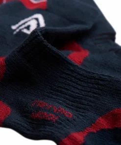 Aclima Running Socks 2-Pack Blue/ Red/ White