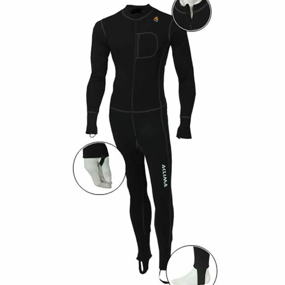Aclima WarmWool Bodypiece Jet Black