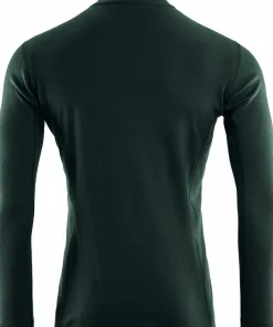 Aclima WarmWool Mock Neck with Zip Man Green Gables