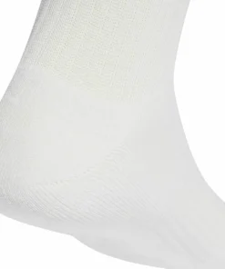 Adidas 3 Stripes Cushioned Sportswear Crew Socks White/black/black