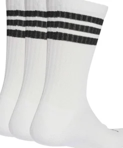 Adidas 3 Stripes Cushioned Sportswear Crew Socks White/black/black