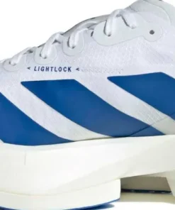 Adidas Men's Adizero Adios Pro 4 Cloud white/Blue/Yellow