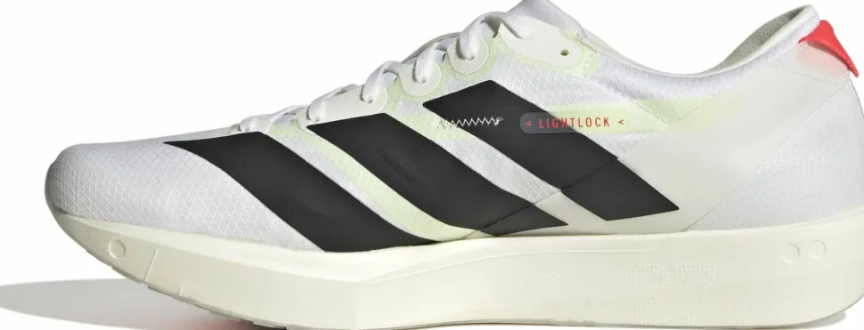 Adidas Men's Adizero Adios 9 Cloud White/Core Black/Lucid Red