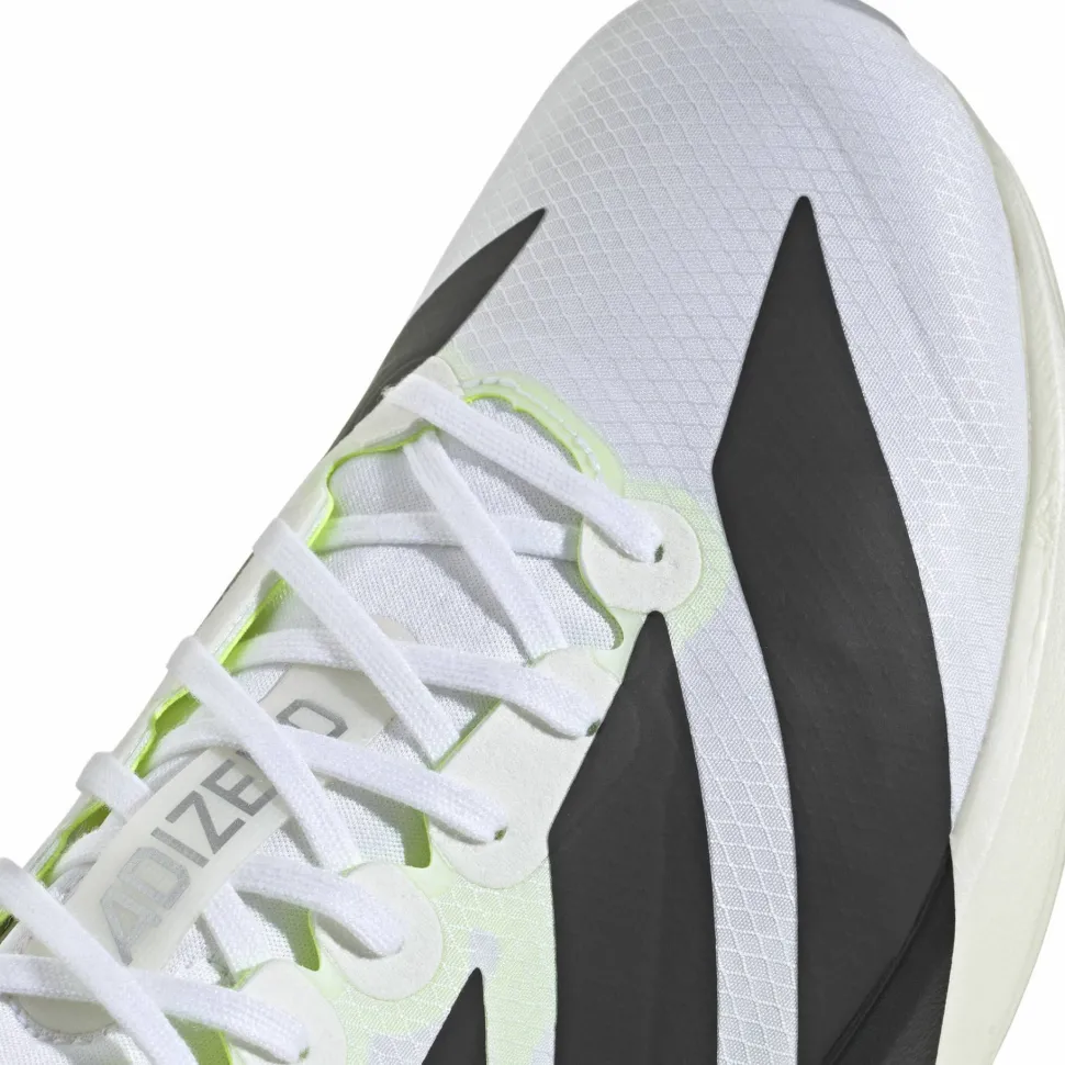 Adidas Men's Adizero Adios 9 Cloud White/Core Black/Lucid Red