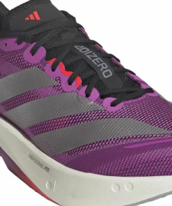 Adidas Men's Adizero Boston 13 Purple/Silver Metallic/Lucid Red
