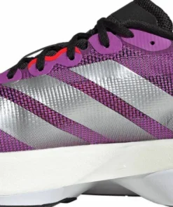 Adidas Men's Adizero Boston 13 Purple/Silver Metallic/Lucid Red