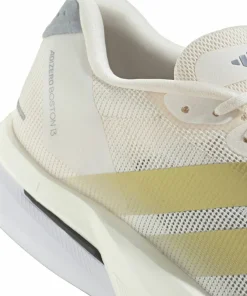 Adidas Men's Adizero Boston 13 Cloud White/Gold Mint/Halsil