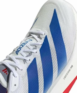 Adidas Men's Adizero Boston 13 Cloud White / Team Royal Blue / Halo Silver
