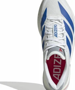 Adidas Men's Adizero Boston 13 Cloud White / Team Royal Blue / Halo Silver