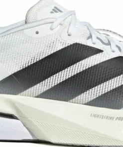 Adidas Men's Adizero Boston 13 Cloud White / Core Black / Dash Grey