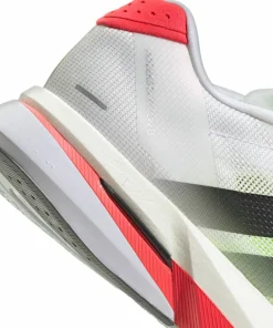 Adidas Men's Adizero Boston 13 Cloud White/Core Black/Lucid Red