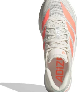 Adidas Men's Adizero Boston 13 Off White / Lucid Orange / Grey