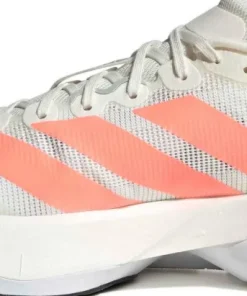 Adidas Men's Adizero Boston 13 Off White / Lucid Orange / Grey