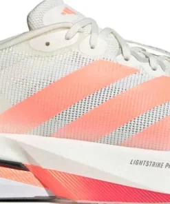 Adidas Men's Adizero Boston 13 Off White / Lucid Orange / Grey